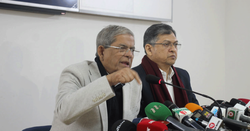 প্রধান উপদেষ্টার ভাষণে নির্বাচন সংক্রান্ত বক্তব্য অস্পষ্ট: ফখরুল