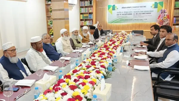 জামায়াতের আমীরের সাথে পাকিস্তানের হাইকমিশনারের সৌজন্যে সাক্ষাৎ