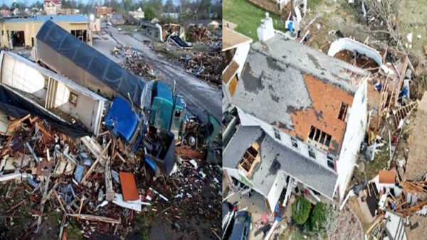 যুক্তরাষ্ট্রের মধ্যপশ্চিমাঞ্চল ও দক্ষিণ পূর্বাঞ্চলে টর্নেডোতে আঘাত, নিহত ৩১