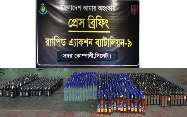 ১,৪৬০ বোতল বিদেশি মদসহ গ্রেফতার ৫