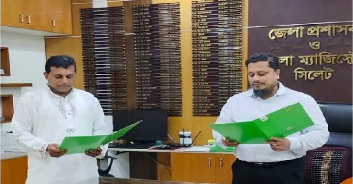 দীর্ঘ সাড়ে তিন বছরের আইনি লড়াই শেষে শপথ নিয়েছেন জকিগঞ্জ ইউপি চেয়ারম্যান