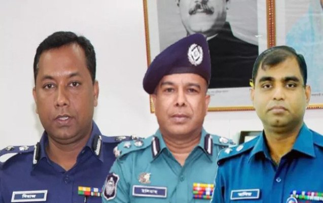 ওএসডি থাকা ৩ ডিআইজি’কে সিলেট রেঞ্জে পাঠানো হয়েছে; ৭৬ জন দেশের বিভিন্ন ইউনিটে সংযুক্ত