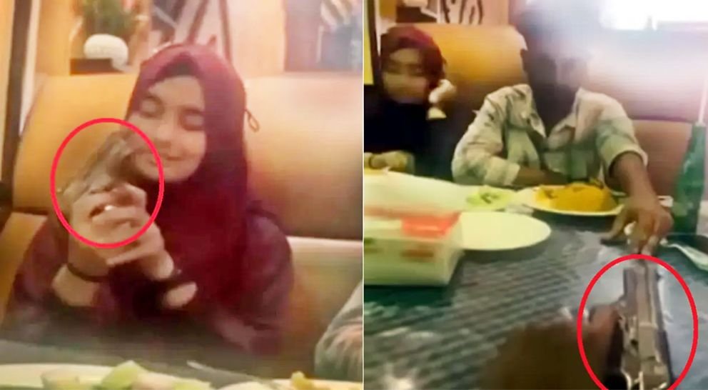 খোলা পিস্তল নিয়ে প্রেমিক-প্রেমিকার খুনসুটি; ভাইরাল ভিডিও আলোচনায়