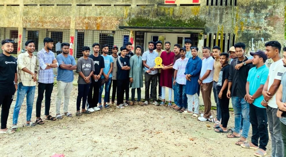 ছাত্রদল নেতাকে বিদায় সংবর্ধনা জগন্নাথপুরে