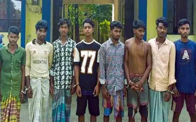 সুনামগঞ্জে খনিজ বালি চুরির অভিযোগে ৮ জন গ্রেফতার: