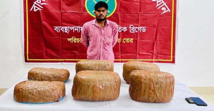 বিশেষ অভিযানে মাদকসহ এক ব্যক্তিক আটক হবিগঞ্জের মাধবপুর থেকে