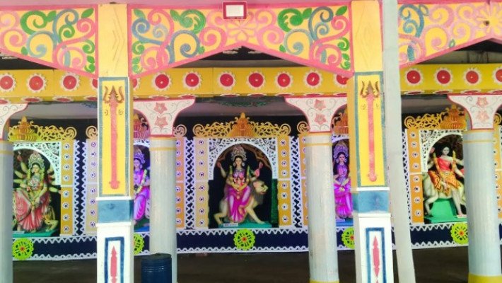 দেবী দুর্গার ৯টি রূপের পূজা শ্রীমঙ্গলে : আগাম পূজা শুরু