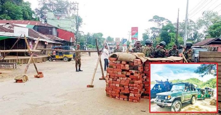 স্কুলছাত্রীর ধর্ষণের ঘটনায় সৃষ্ট সহিংসতায় জেলাজুড়ে থমথমে পরিবেশ