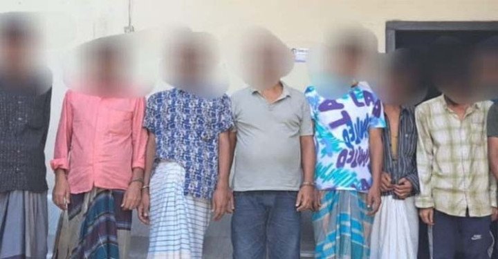 সিলেট এয়ারপোর্ট থানা পুলিশের বিশেষ অভিযানে ১০ জন জুয়াড়ি আটক