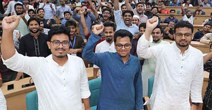 ডাকসুর শীর্ষ ৩ পদে জয়ী শিবির সমর্থিত প্রার্থী